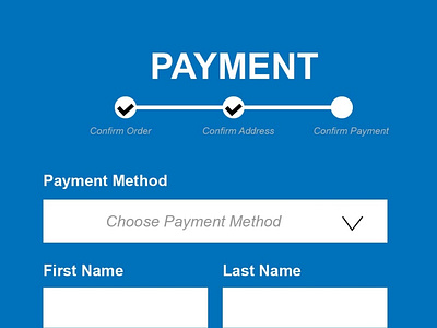 Credit Card Checkout Page app design ui