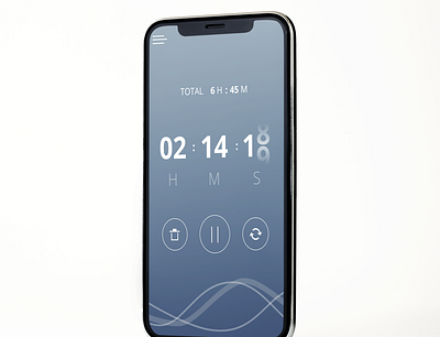 Countdown Timer app dailyui design minimal ui ux vector