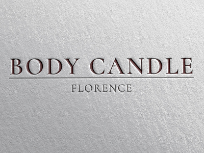 Logo design for Body candle Florence branding design graphic design logo uxui webdesign website