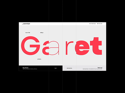 Garet—Interactive Web Release gradientic motion ui ux web