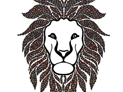Be bold graphics illustration lion lion head lion king lion poster logo