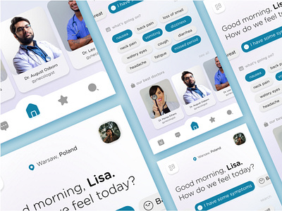 Home Screen Concept | Healthcare App app app concept app design home page ui ui design