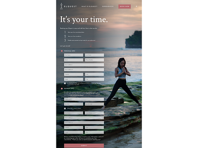 ELQUEST - Book Now dailyui