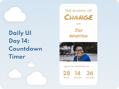 Countdown timer branding countdown daily ui daily ui 014 dailyui dailyui014 dailyui14 dailyuichallenge design marketing ui ui ux ui design uidesign uiux