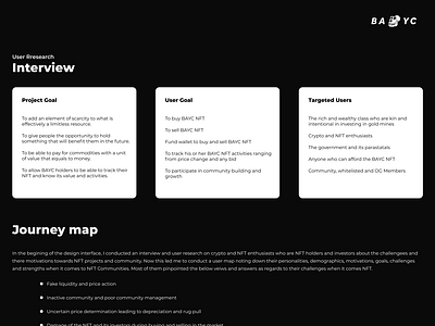 BAYC NFT UX Design Deliverables