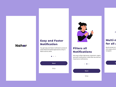 Nahor (Onboarding Screens)