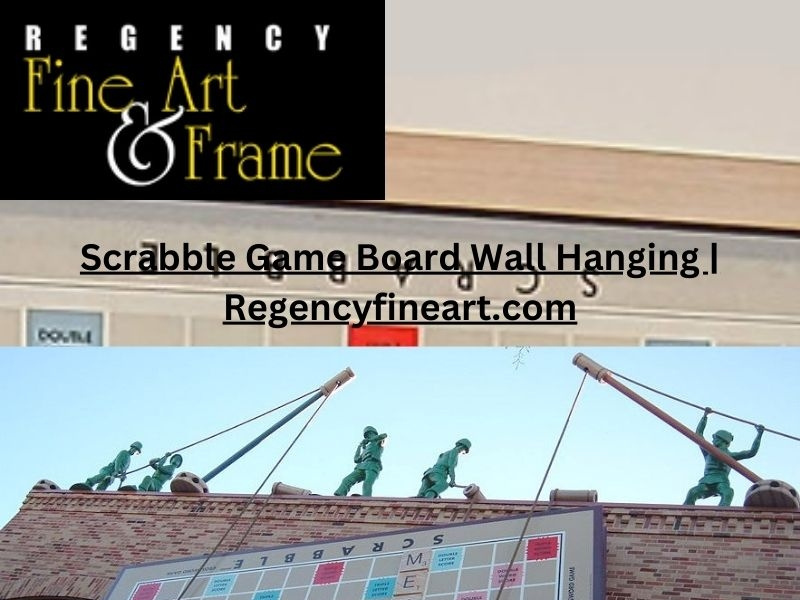 Scrabble Game Board Wall Hanging by Regency Fine