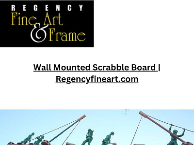 Wall Mounted Scrabble Board | Regencyfineart.com wall mounted scrabble board