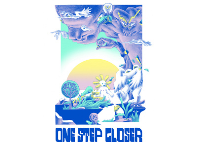 ONE STEP CLOSER (SHIRT ILLO) illustration shirt illustration