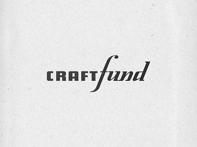 Unused CraftFund Logo branding design identity logo texture