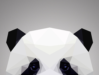 Panda LowPoly Art design illustration lowpoly lowpolyart vector