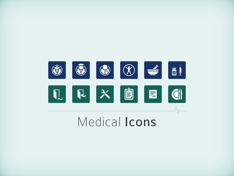 Medical Icons flat medical icon doctor nurse user anatomy pharmacy supplies admission maintenance dietetics