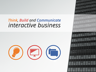Brochure brochure build business communicate interactive skyscraper think