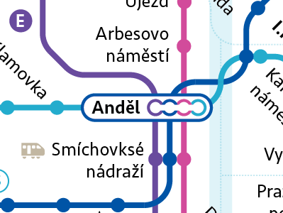 Prague Subway Map map metro prague praha prazske subway wip