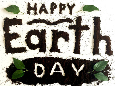 Earth Day IG Post earth earth day hand made instagram lettering social media typography