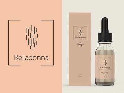 Logo belladonna brand branding logo vector