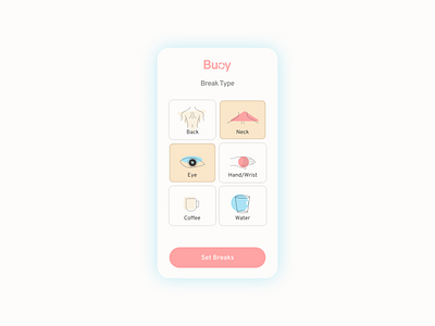 Buoy design icon illustration minimal product design ui ux web