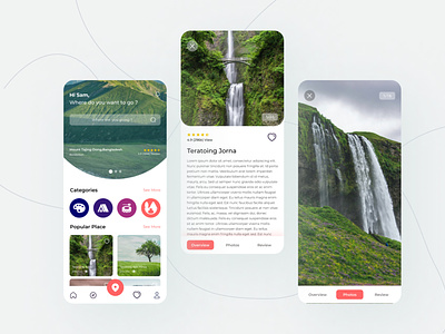 Travel App and Travel guideline Mobile app UI Design app app design branding graphic design motion graphics travel app design travel app ui design travel ui ui ui designer
