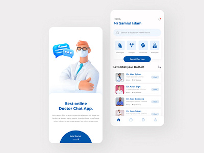 Doctor Apps Appointed Chat  Design