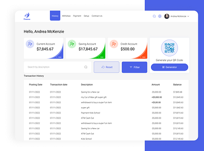 Finance Banking User Dashboard banking dashboard banking ui finance banking user dashboard finance dashboard finance ui saas ui ui ux design