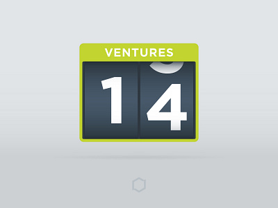 14 and Counting... counter illustration illustrator infographic losangeles socialmedia startup venture visualization