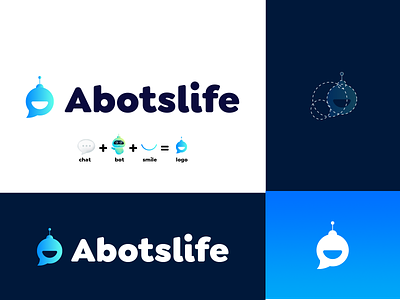 Abotslife 3d animation bot branding chat graphic design logo motion graphics saas tech ui