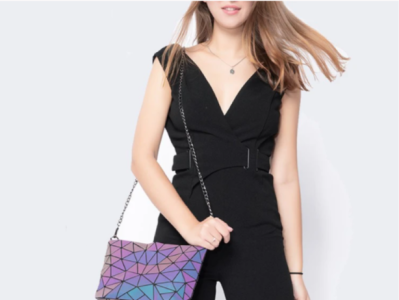 Why women love the Lumos Holographic Sling Bag the most? branding lumos holographic sling bag lumos holographic sling bag vector