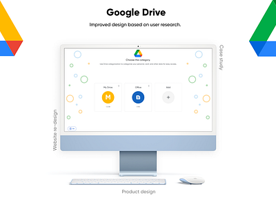 Web case study and redesign of Google Drive