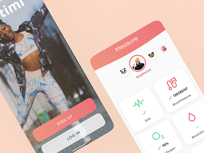 Family Lifestyle App Concept closeup app color design health healthcare lifestyle mobile app mobile design ui ux