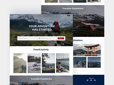 Traveling Website Design