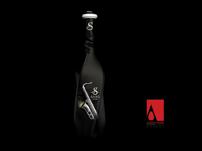 Gin Bottle Design 3d bottle design bottle design branding illustration label design logo design packaging design typography
