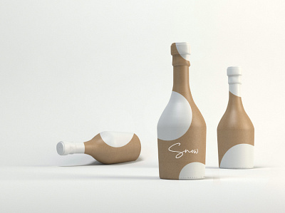 Snow Wine brand identity branding design logo design packaging design packaging design agency