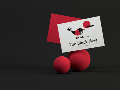 the black sheep branding logo design