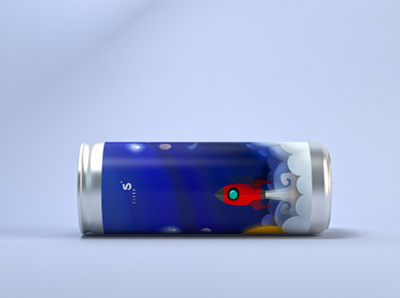 Clouds brand identity energy drink logo design packaging design