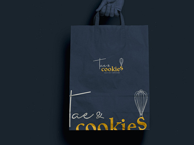 Tae & Cookies branding logo design packaging design