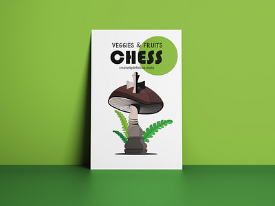 Veggies & Fruits Chess Collection brand identity branding design illustration