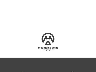 Mountains Point Logo branding business logo illustration logo animation logo design logo designer logo maker logo mark logo mockup logodesign logos logotype ui