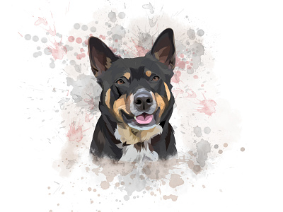 I will draw watercolor realistic portrait illustration your pet branding cartoon clippingpath design illustration logo photoediting portrait portrait art portrait illustration vactor