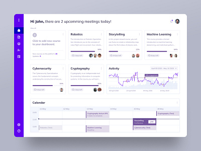 Educational Platform Dashboard