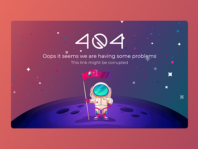 404 page graphic design