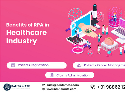 Banners Benefits of RPA in Healthcare Industry healthcare rpa