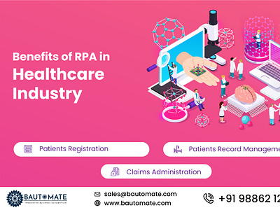 Banners Benefits of RPA in Healthcare Industry