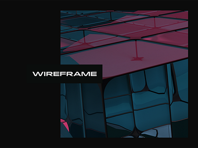 Wireframe cinema4d redshift