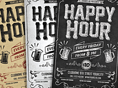 Happy Hour FLyer