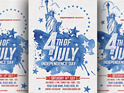 July4thjpg 4th of july card event flag flyer independence day invitation july 4th july 4th celebration poster usa