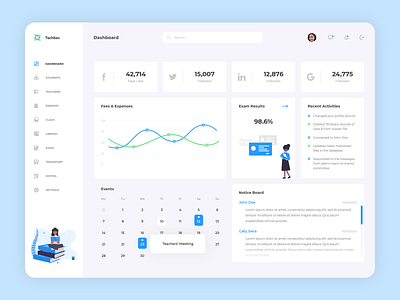 School Dashboard UI/UX