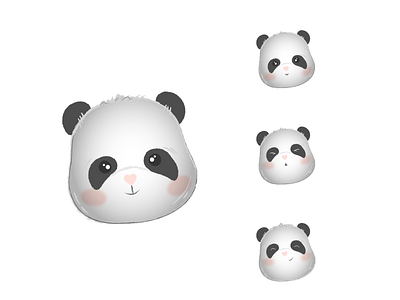 Panda. Sketches for the logo bear branding design drawing graphic design illustration logo panda vector