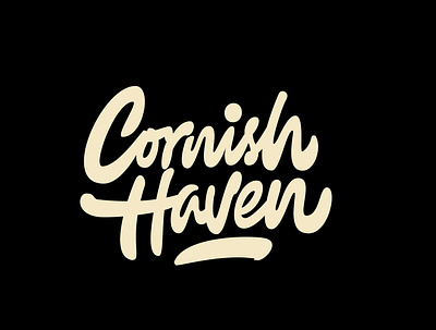 Cornish Haven b2b clientwork custom lettering digitalart hand drawn handlettering jerryokolo logo designer logodesign logotype logotypedesign logotypedesigner procreate typography