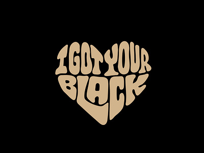 I got your black black clientwork custom lettering hand drawn handlettering itsjerryokolo jerryokolo logo designer logotype logotype designer marine procreate tshirt tshirt design typography