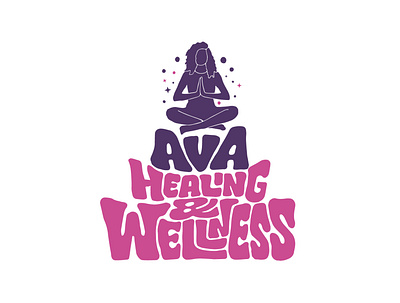 Ava Healing and Wellness clientwork hand drawn hand lettering handlettering headspace health health app health care healthcare home itsjerryokolo jerryokolo logodesign logotype marcus aurelius meditation typography wellness